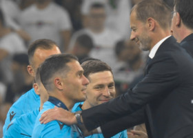 VIDEO Președintele UEFA a ajuns față în față cu Istvan Kovacs și i-a spus doar două cuvinte, după finala Champions League