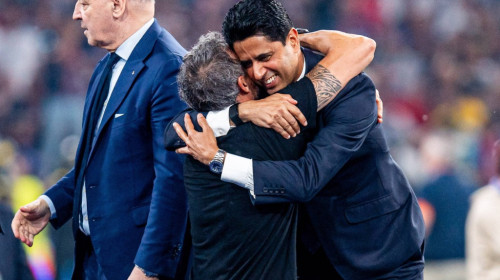 Nasser Al-Khelaifi l-a întrerupt pe Luis Enrique și l-a descris în 4 cuvinte. Replica a venit imediat