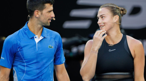 După ce s-a calificat în semifinale la Roland Garros, Aryna Sabalenka a oferit scenele zilei: "Ce zici de asta, Nole?"
