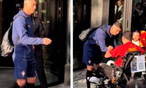 VIDEO Imaginile fac înconjurul lumii! Cristiano Ronaldo, lovit de un bărbat în scaun cu rotile