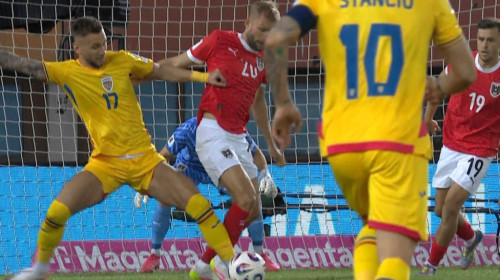 Trei penalty-uri cerute în 7 minute la Austria - România