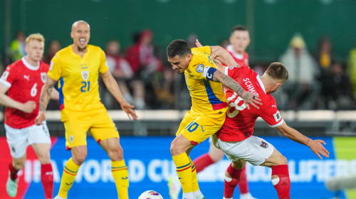Austria - România 2-0, ACUM. Gazdele au majorat diferența pe tabelă prin Sabitzer