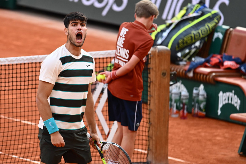 TENNIS-FRENCHOPEN - Final Carlos Alcaraz vs Jannik Sinner at Roland Garros on june 6, 2025