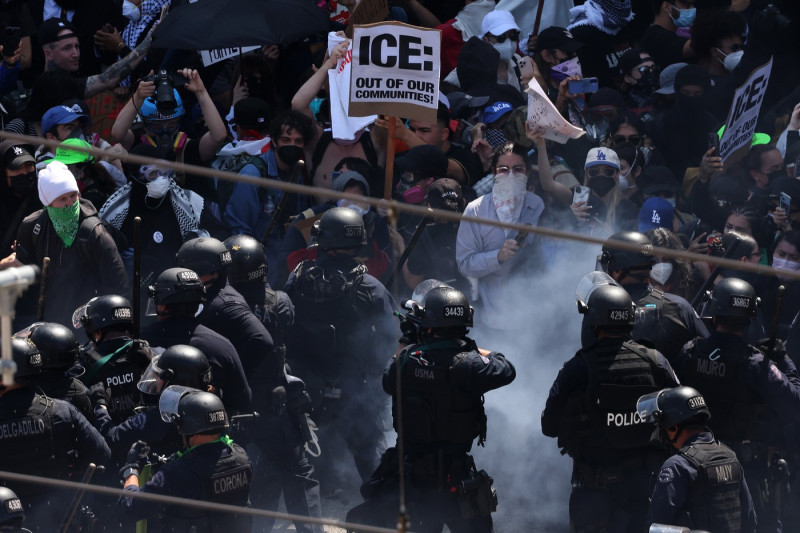 Los Angeles: ICE Raids Spark Protest Riot.