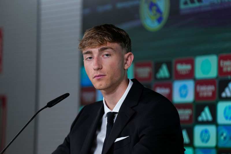 Dean Huijsen presentation as new player of Real Madrid, Valdebebas, Spain - 10 Jun 2025
