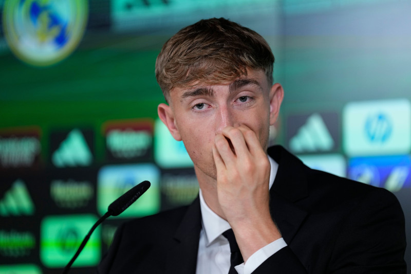 Dean Huijsen presentation as new player of Real Madrid, Valdebebas, Spain - 10 Jun 2025