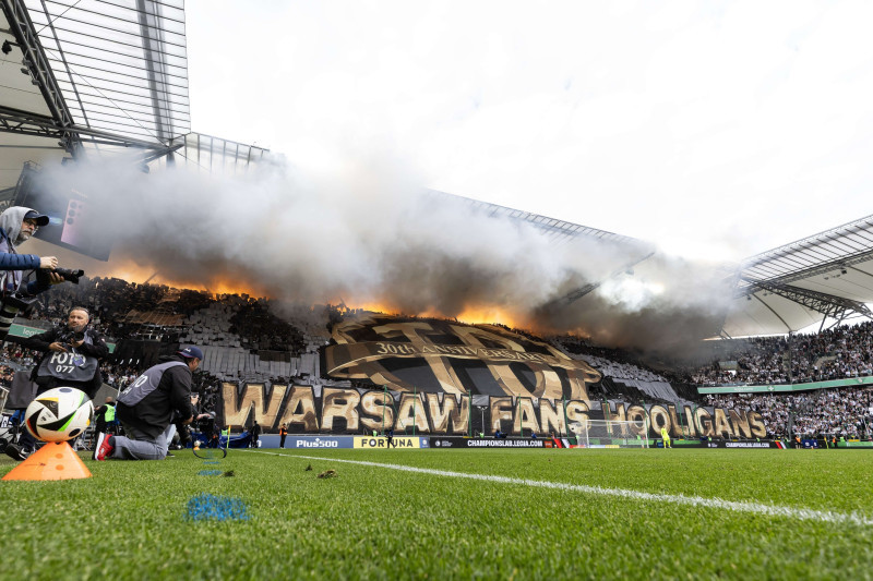 POLISH FOOTBALL TOP LEAGUE MATCH IN WARSAW: LEGIA WARSZAWA - LECH POZNAN