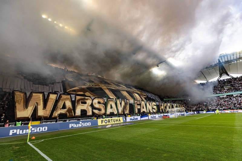 POLISH FOOTBALL TOP LEAGUE MATCH IN WARSAW: LEGIA WARSZAWA - LECH POZNAN