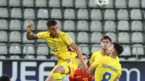 România U19, debut perfect la EURO, după 2-1 cu Muntenegru! David Barbu a dat lovitura în 90+1