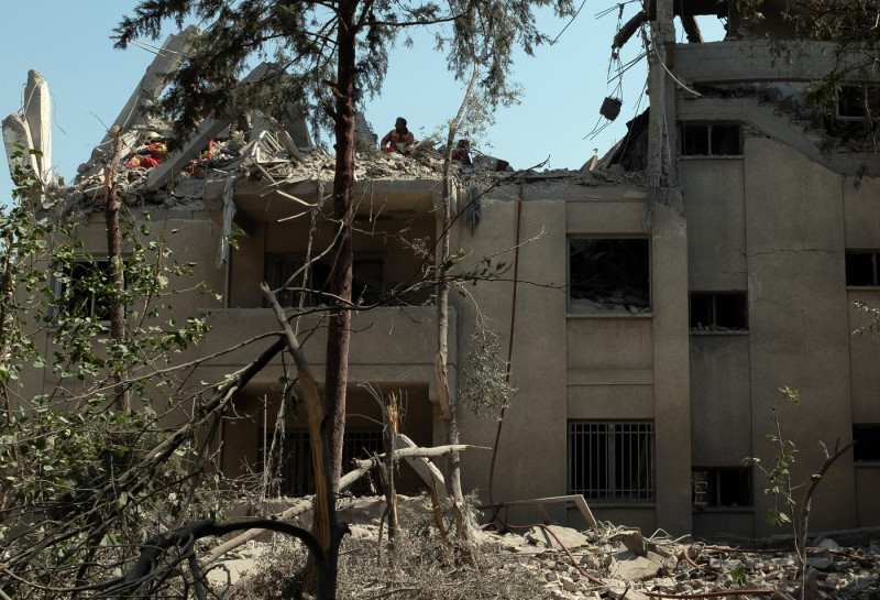 Damage From Israeli Airstrikes in Tehran, Iran