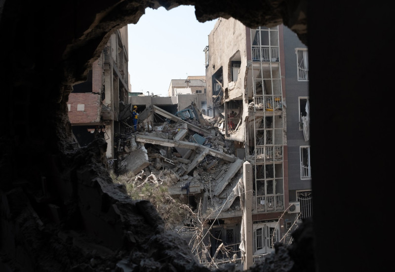 Damage From Israeli Airstrikes in Tehran, Iran