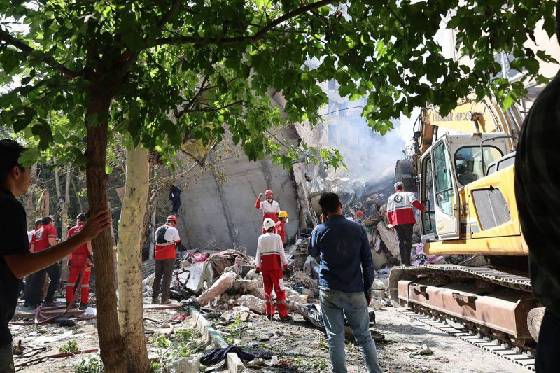 An Israeli Airstrikes The Iranian Capital, Tehran