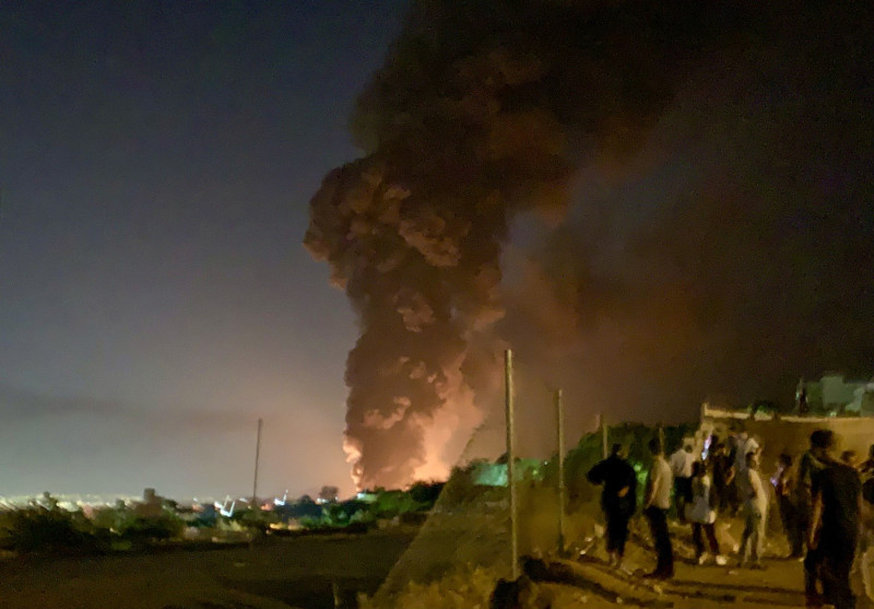 Israeli airstrikes over Tehran