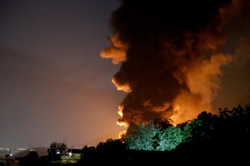 Israeli airstrikes over Tehran