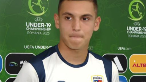 Ionuț Cercel, impecabil și la microfon! Ce a spus jucătorul FCSB-ului, după România - Danemarca