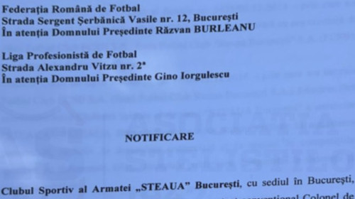 Anunțul făcut de FRF, după ce Steaua a cerut excluderea FCSB-ului din SuperLigă și din cupele europene