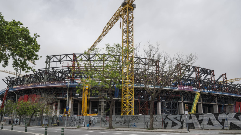 Spotify Camp Nou construction site