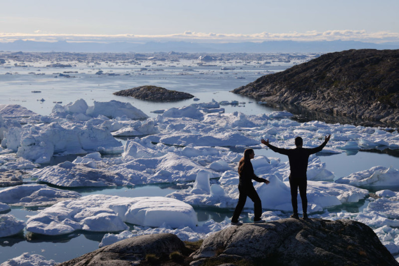 The Greenland Ice Sheet, Facing Global Warming, Is Melting