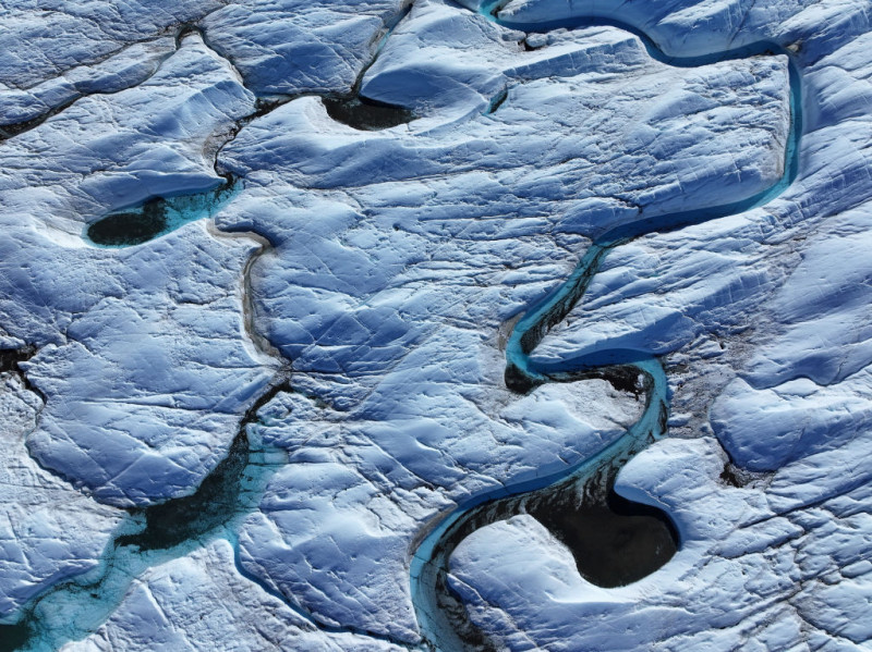 The Greenland Ice Sheet, Facing Global Warming, Is Melting
