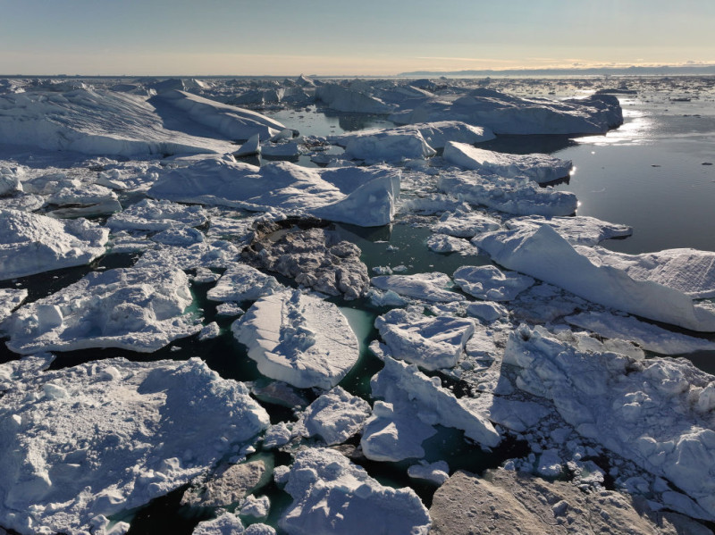 The Greenland Ice Sheet, Facing Global Warming, Is Melting