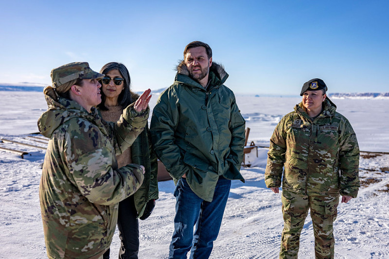 Vice President JD Vance Visits US Military Base In Northern Greenland