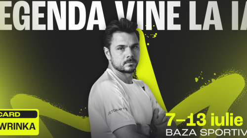 Triplul câștigător de Grand Slam, Stan Wawrinka, vine în premieră la Concord Iași Open