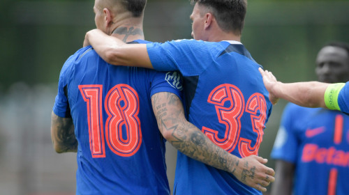 Au apărut imaginile! Cum au marcat cei de la FCSB în meciul cu Almere City