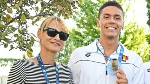Cum l-a descris Camelia Potec pe David Popovici, după ultimele medalii cucerite