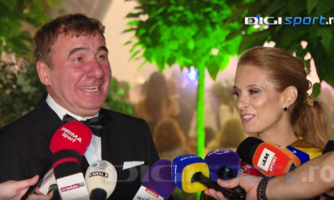 Momentul în care Gică Hagi și-a întrerupt soția și a stârnit hohote de râs, la nunta Kirei
