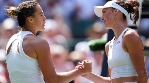 După ce a numit-o ”drăguță” și ”frumoasă”, Aryna Sabalenka n-a avut milă de adversara de la Wimbledon