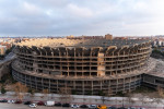 Nou Mestalla Stir: Valencia's Frozen Stadium Shows Life Amid Club Crisis., Spain - 18 Feb 2025