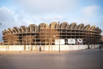 Nou Mestalla Stir: Valencia's Frozen Stadium Shows Life Amid Club Crisis., Spain - 18 Feb 2025