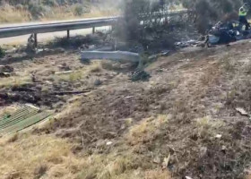 Primele imagini de la locul accidentului în care a murit Diogo Jota. Automobilul Lamborghini, de nerecunoscut