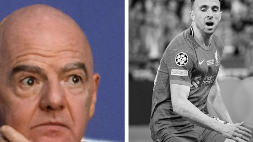 Gianni Infantino, profund afectat de moartea lui Diogo Jota! Ce mesaj a transmis președintele FIFA