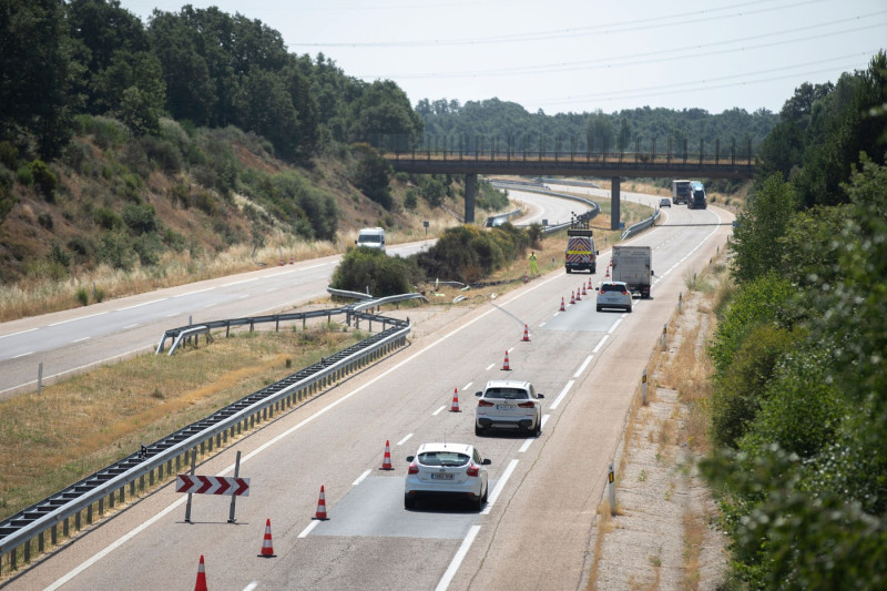 Remains Of The Car Where The Footballer, Diogo Jota, Lost His Life In A Road Accident, Zamora, Spain - 03 Jul 2025