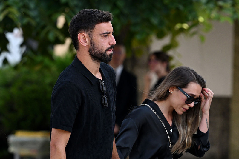 Funeral Held For Diogo Jota And Andre Silva In Their Hometown Of Gondomar