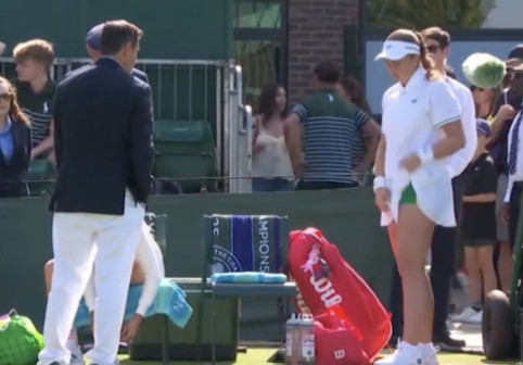 Scene cum rar se văd, la Wimbledon: enervată la culme, a recurs la un ”gest extrem” după ce arbitrul s-a dus direct la ea