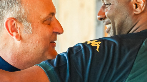 Dan Șucu a mers la Genoa în ziua reunirii! Imagini cu patronul Rapidului în Italia și Nicolae Stanciu