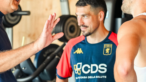 Dan Șucu a mers la Genoa în ziua reunirii! Imagini cu patronul Rapidului în Italia și Nicolae Stanciu