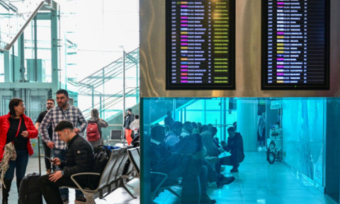 "Sunt copii care plâng. Zeci de oameni așteaptă zborul, e nebunie!" Haos pe Aeroportul Henri Coandă