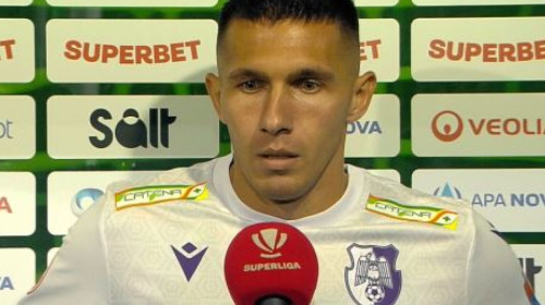 Robert Moldoveanu nu s-a bucurat după golul marcat cu Dinamo: "Am respect pentru club"