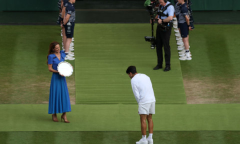 FOTO A făcut înconjurul lumii! Gestul lui Carlos Alcaraz față de Kate Middleton, după finala de la Wimbledon