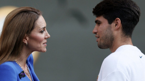 S-a aflat! Kate Middleton i-a spus patru cuvinte lui Carlos Alcaraz, imediat după gestul făcut de spaniol în fața Prințesei
