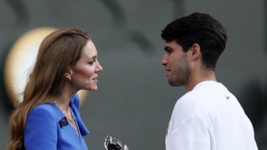 S-a aflat! Kate Middleton i-a spus patru cuvinte lui Carlos Alcaraz, imediat după gestul făcut de spaniol în fața Prințesei