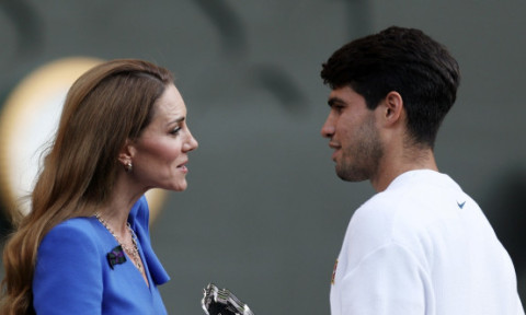 S-a aflat! Kate Middleton i-a spus patru cuvinte lui Carlos Alcaraz, imediat după gestul făcut de spaniol în fața Prințesei
