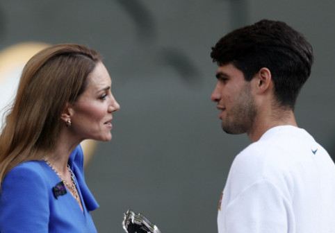 S-a aflat! Kate Middleton i-a spus patru cuvinte lui Carlos Alcaraz, imediat după gestul făcut de spaniol în fața Prințesei