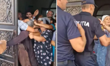 Scandal violent la o biserică din R. Moldova. Motivul pentru care preotul a fost tras de păr și alungat