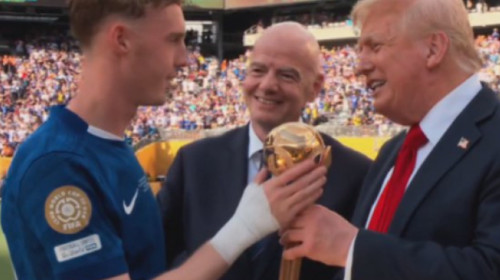 Cole Palmer a dezvăluit ce i-a spus Donald Trump, înainte de momentele "penibile" de la Mondialul Cluburilor