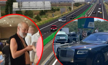 Gigi Becali, spectacol într-o benzinărie de pe Autostrada Soarelui! Patronul de la FCSB a surprins cu ținuta