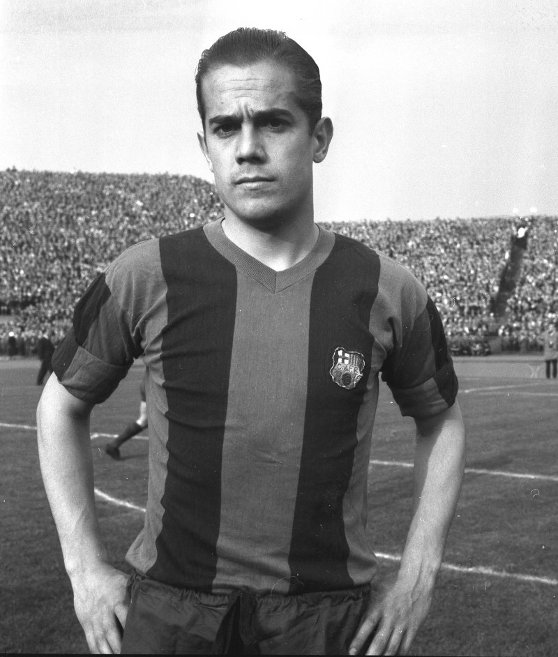 Europapokal der Landesmeister, 1960/1961, Halbfinale Hamburger SV - FC Barcelona, Barca 2:1 /26.04.1961/ Luis Suárez (Ba
